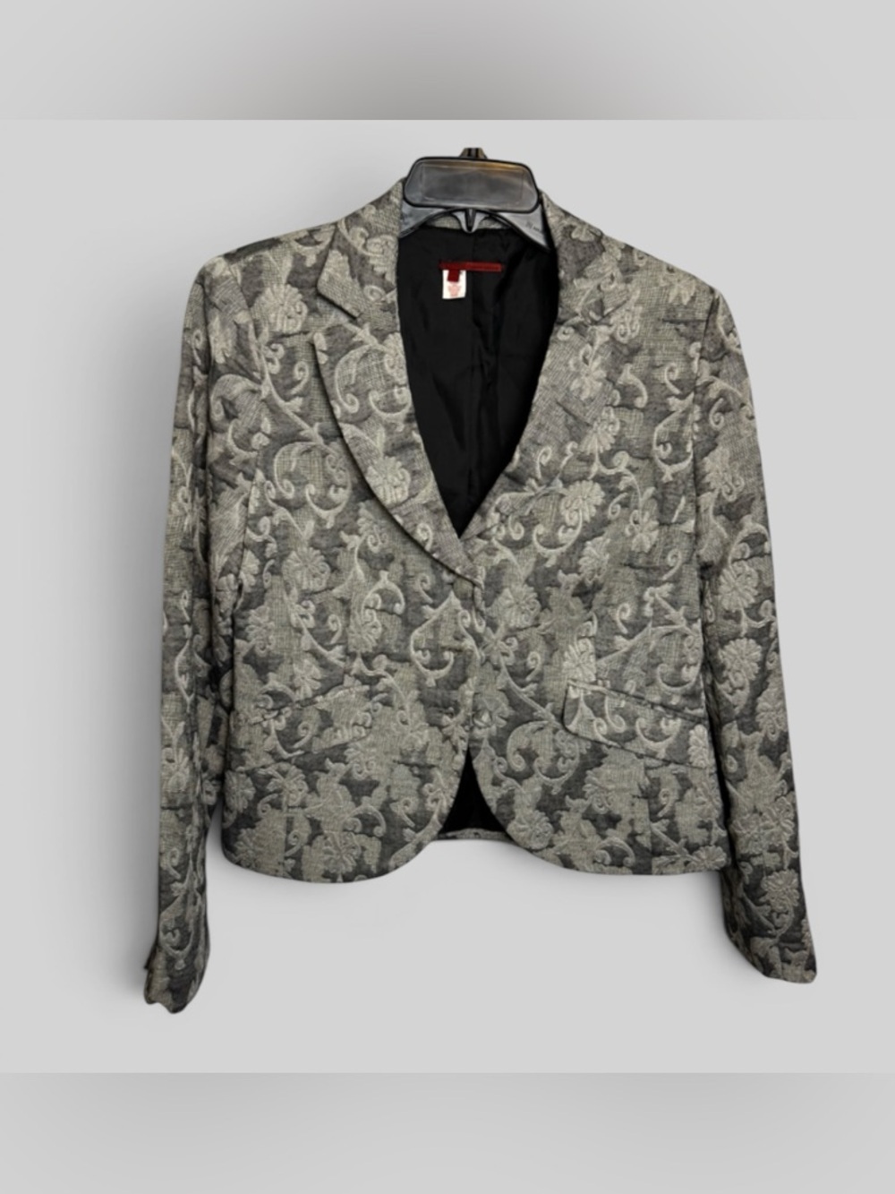 Tapemeasure regency printed baroque blazer size 10 whimsigoth retro witchy